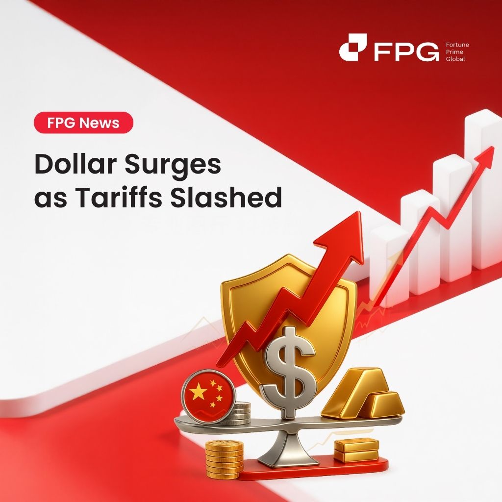 Dollar Surges as Tariffs Slashed