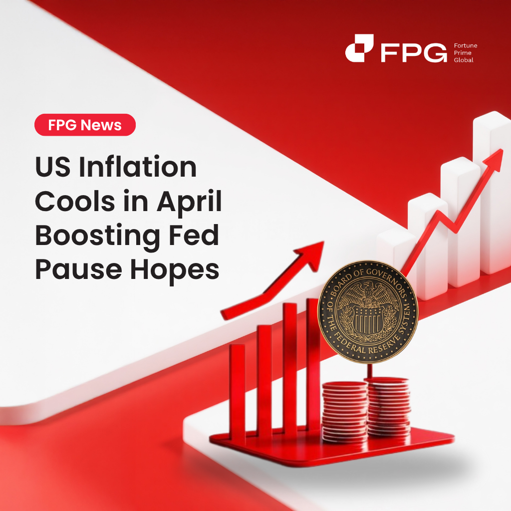 US Inflation Cools in April, Boosting Fed Pause Hopes