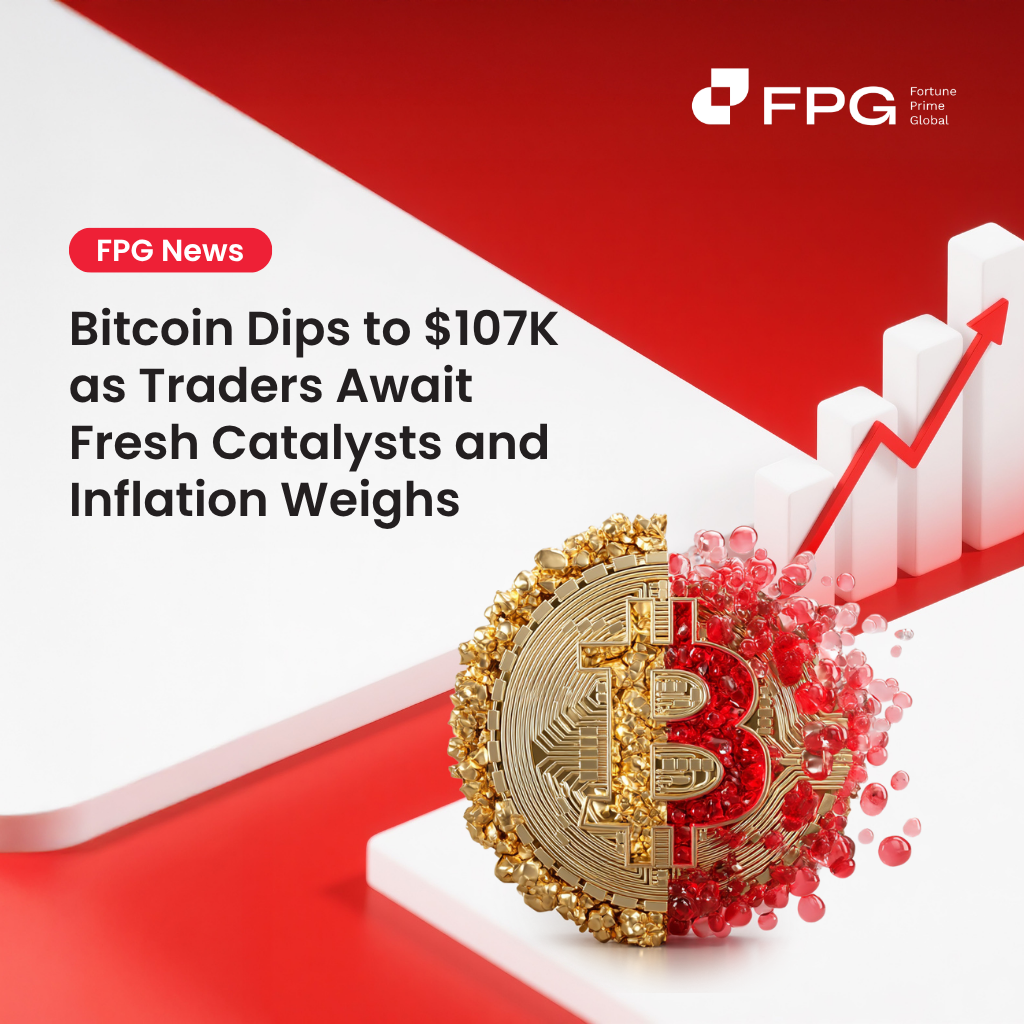 Bitcoin Dips to $107K as Traders Await Fresh Catalysts and Inflation Weighs
