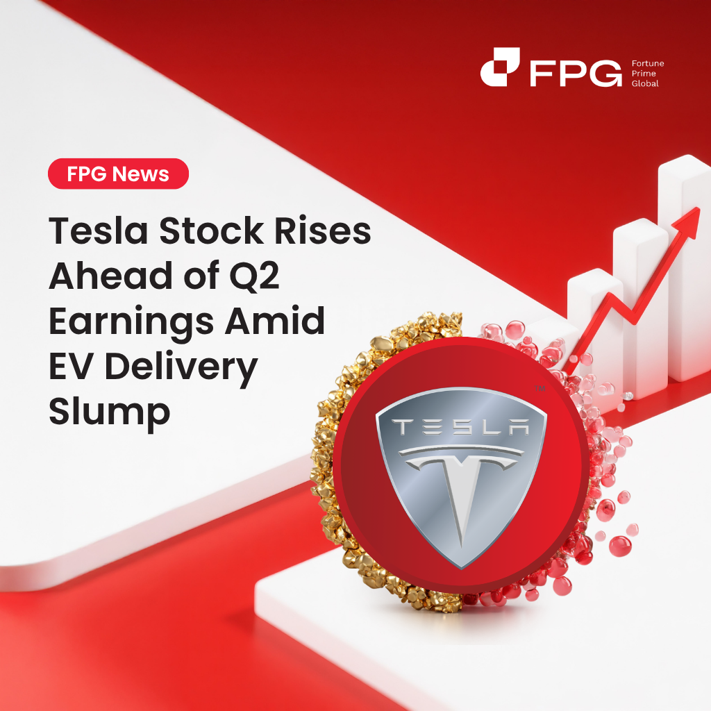 Tesla Stock Rises Ahead of Q2 Earnings Amid EV Delivery Slump