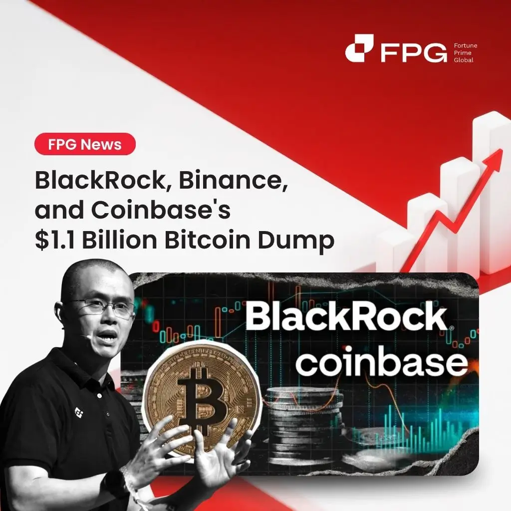 BlackRock, Binance, and Coinbase's $1.1 Billion Bitcoin Dump