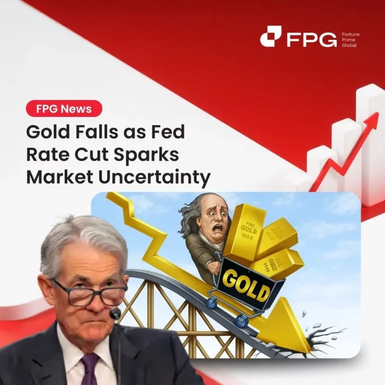 Gold Falls as Fed Rate Cut Sparks Market Uncertainty