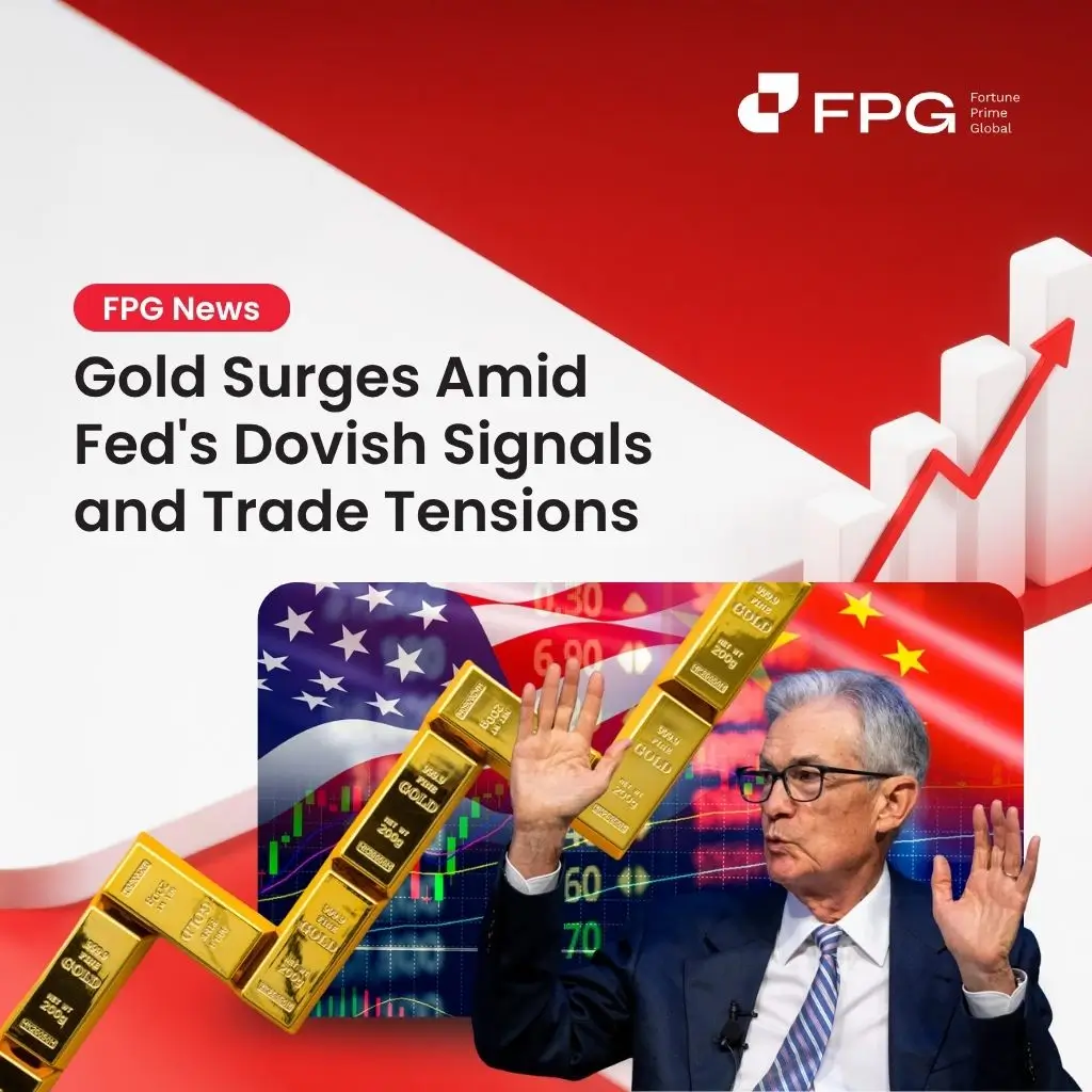 Gold Surges Amid Fed's Dovish Signals and Trade Tensions