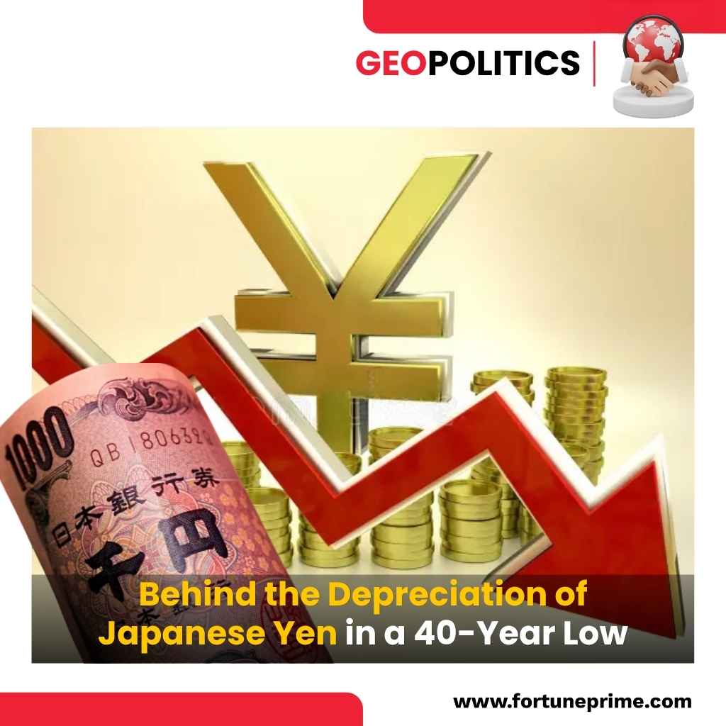 Behind the Depreciation of Japanese Yen in a 40-Year Low
