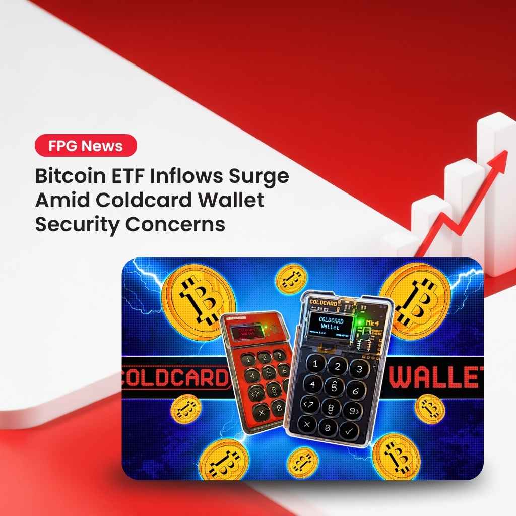 Bitcoin ETF Inflows Surge Amid Coldcard Wallet Security Concerns