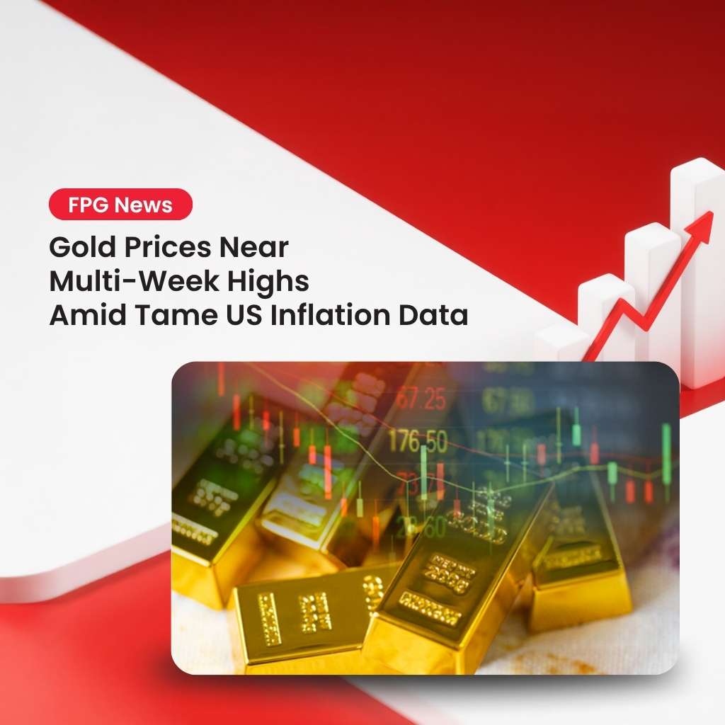 Gold Prices Near Multi-Week Highs Amid Tame US Inflation Data