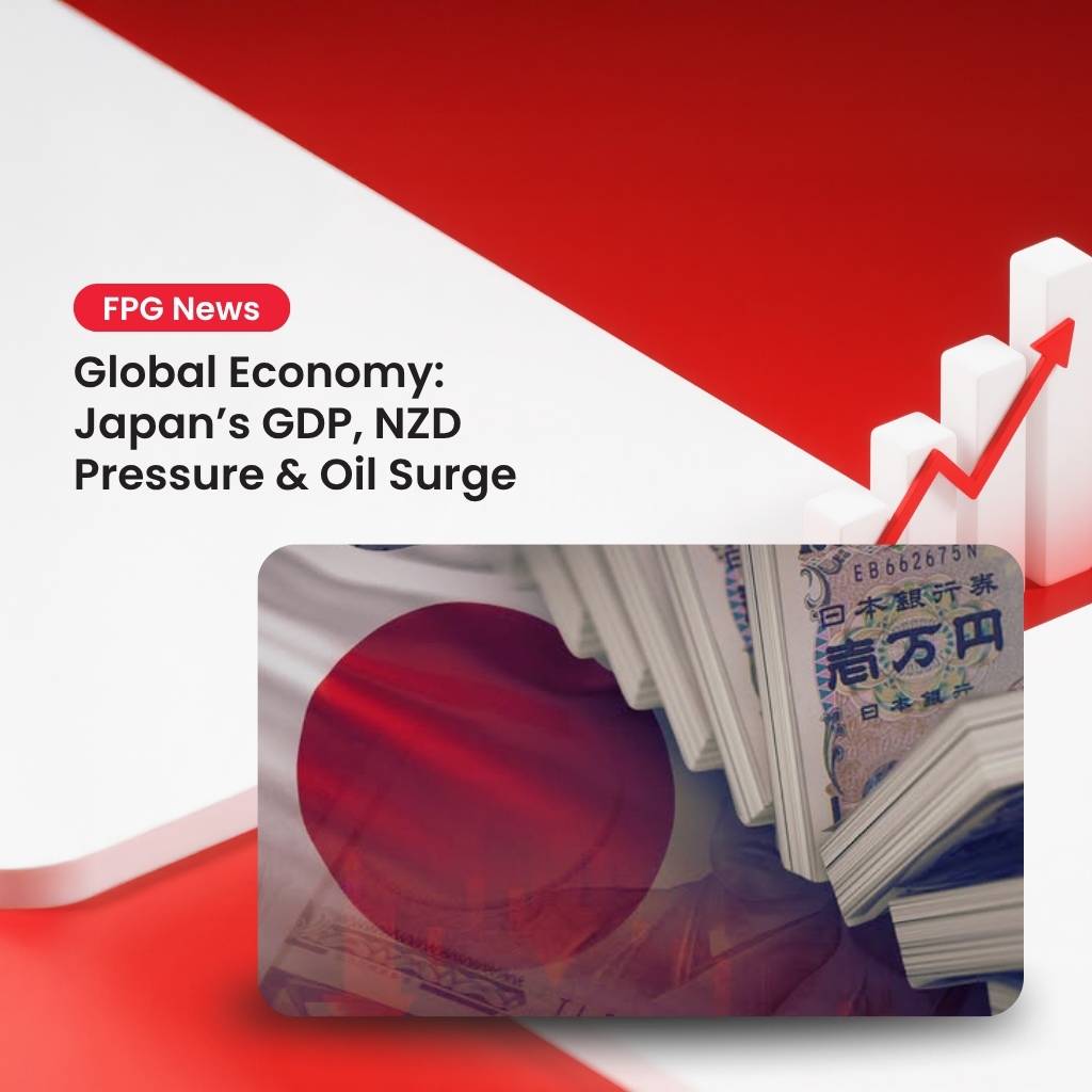Global Economy: Japan’s GDP, NZD Pressure & Oil Surge