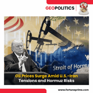 Oil Prices Surge Amid U.S.-Iran Tensions and Hormuz Risks