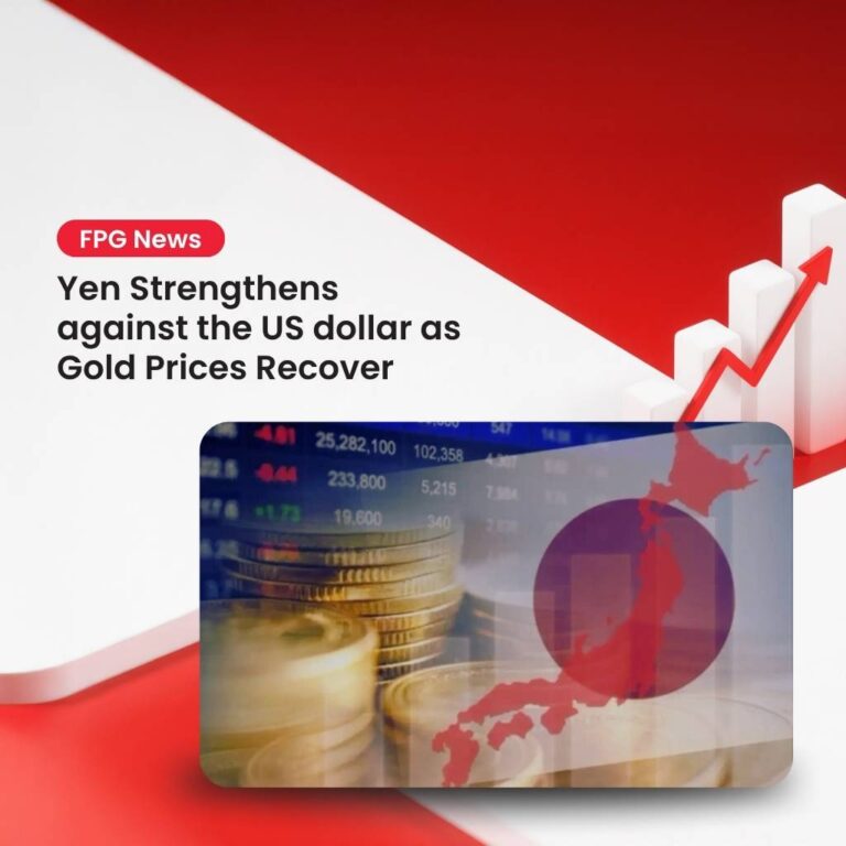 Yen Strengthens against the US dollar as Gold Prices Recover